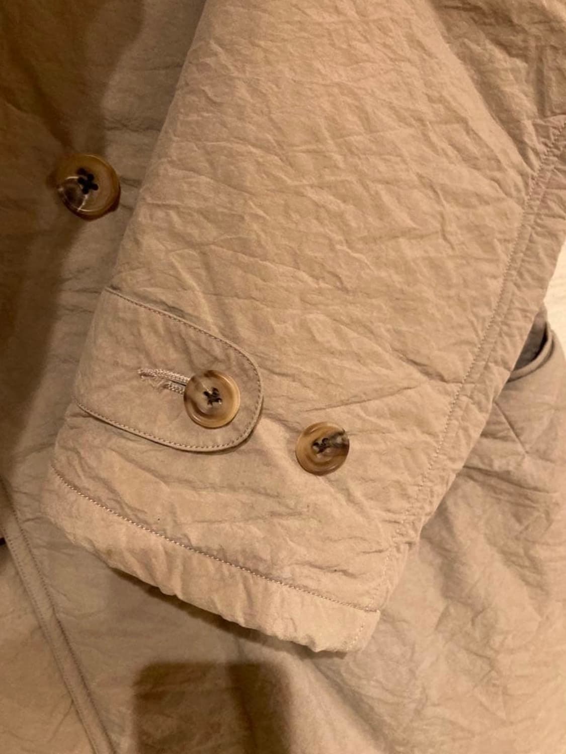 올드조 강축 나일론 피코트 샌드카키 상품이미지5