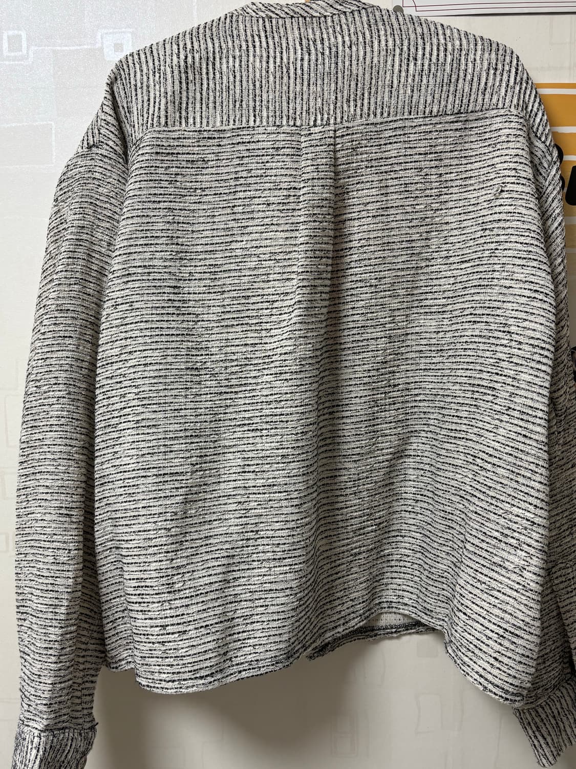 트위드 크롭 셔츠 자켓 상품이미지4