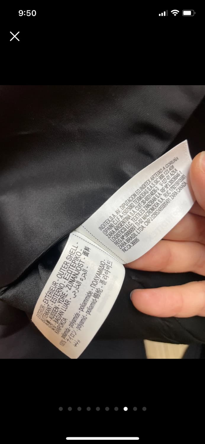 [시착만] 프라다원단 자라 블랙 블레이저 S - 가벼운 방수, 상품이미지7