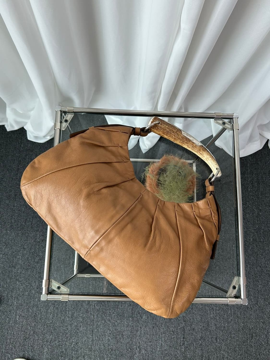 생로랑 몸바사 SS02 혼 숄더백 상품이미지5