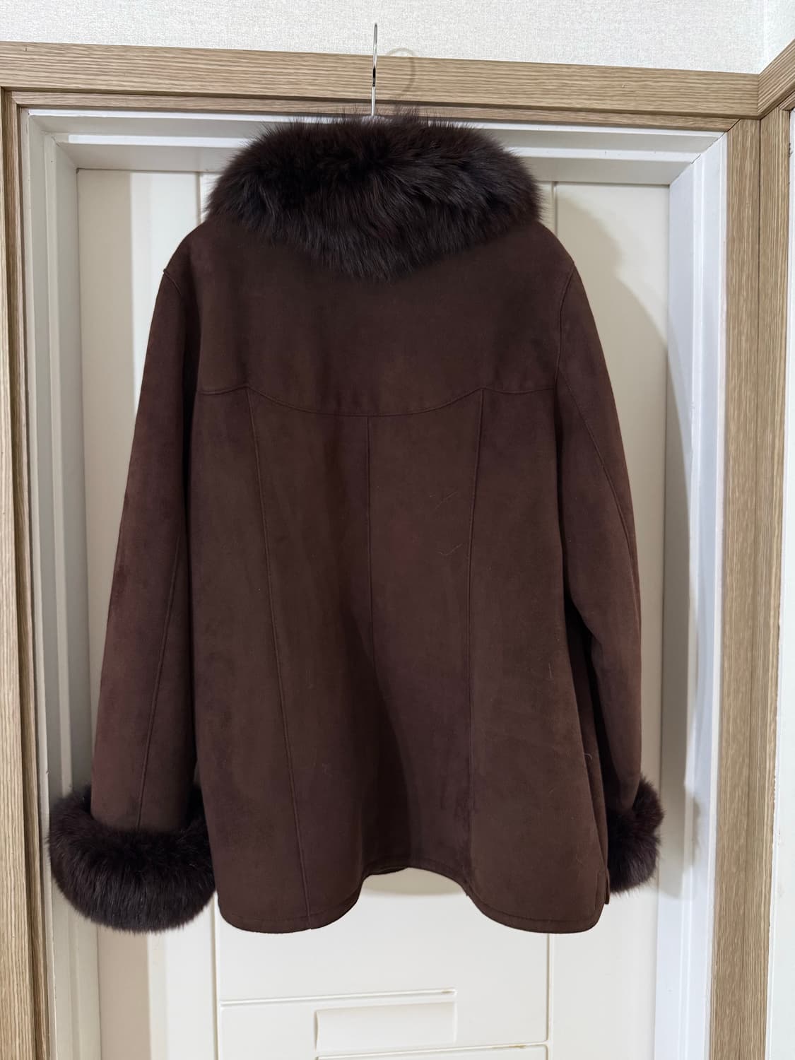 리얼 퍼 스웨이드 자켓 상품이미지3