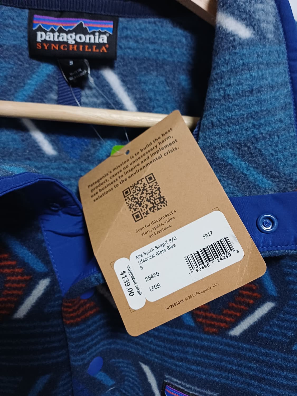[S] 파타고니아 신칠라 스냅티 라이프사이클 글래스 블루 상품이미지3