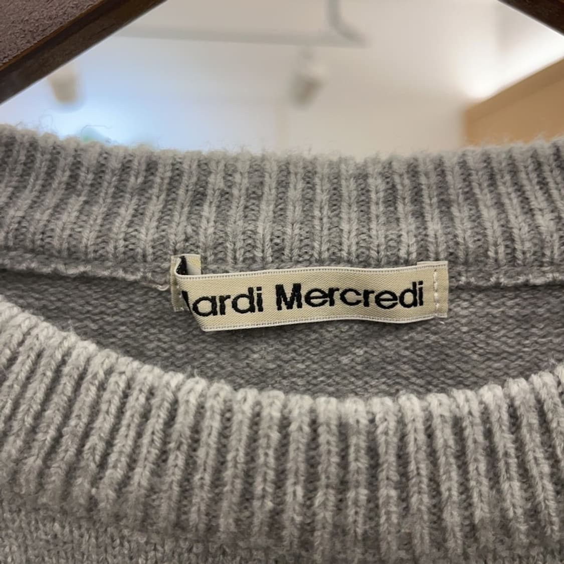 마르디메르크디 키치 딥그린 플라워 니트 105 C07651 상품이미지5