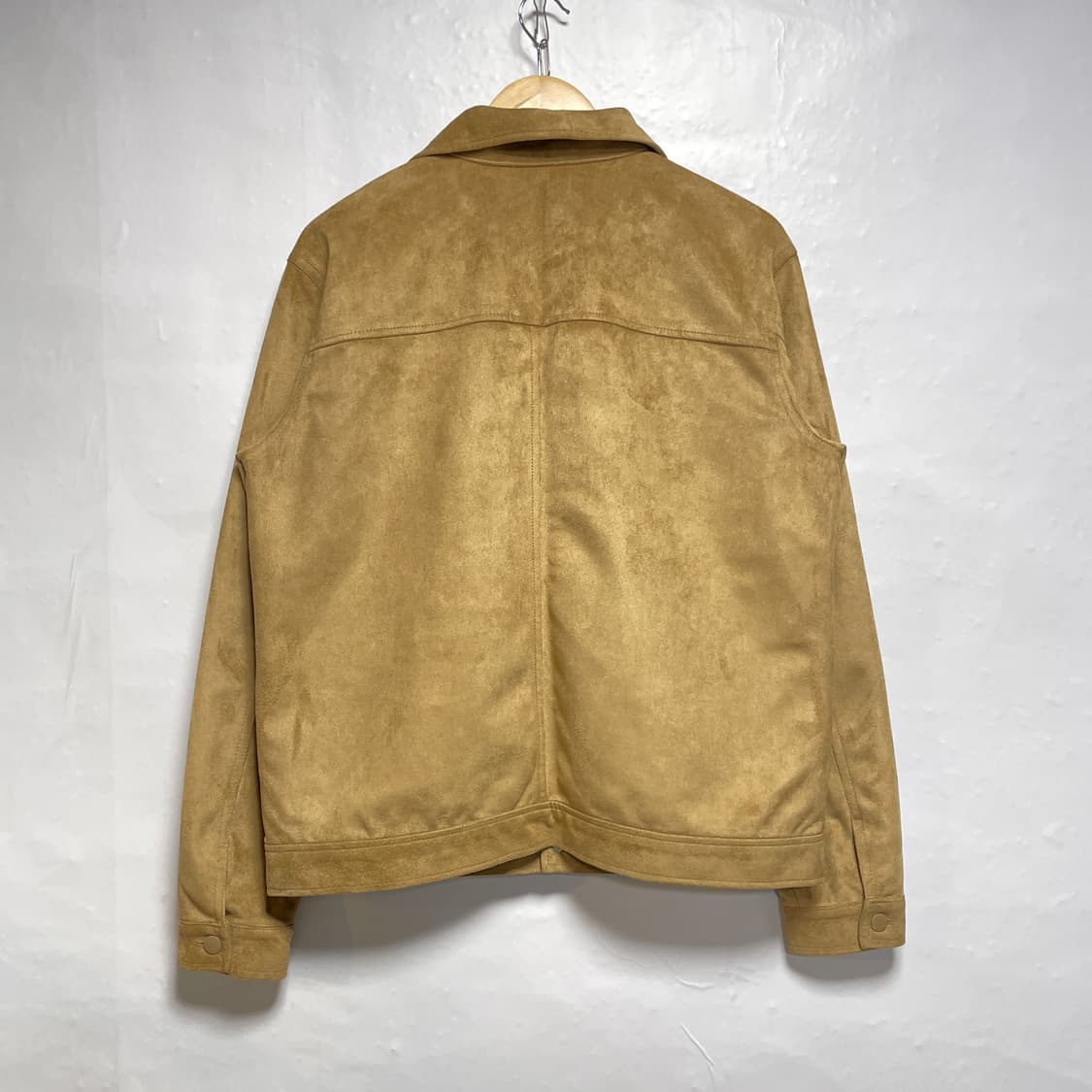 에잇세컨즈 베이지 스웨이드 트러커 재킷 XL 상품이미지6