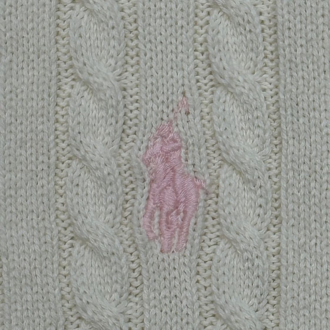 폴로랄프로렌 블랙라벨 아이보리 케이블 코튼 가디건 M 상품이미지2