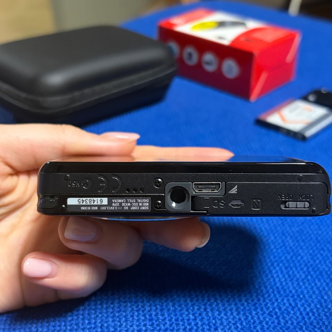 소니 사이버샷 DSC-WX30 블랙 (풀셋/작례) 미연 빈티지 디카 상품이미지5