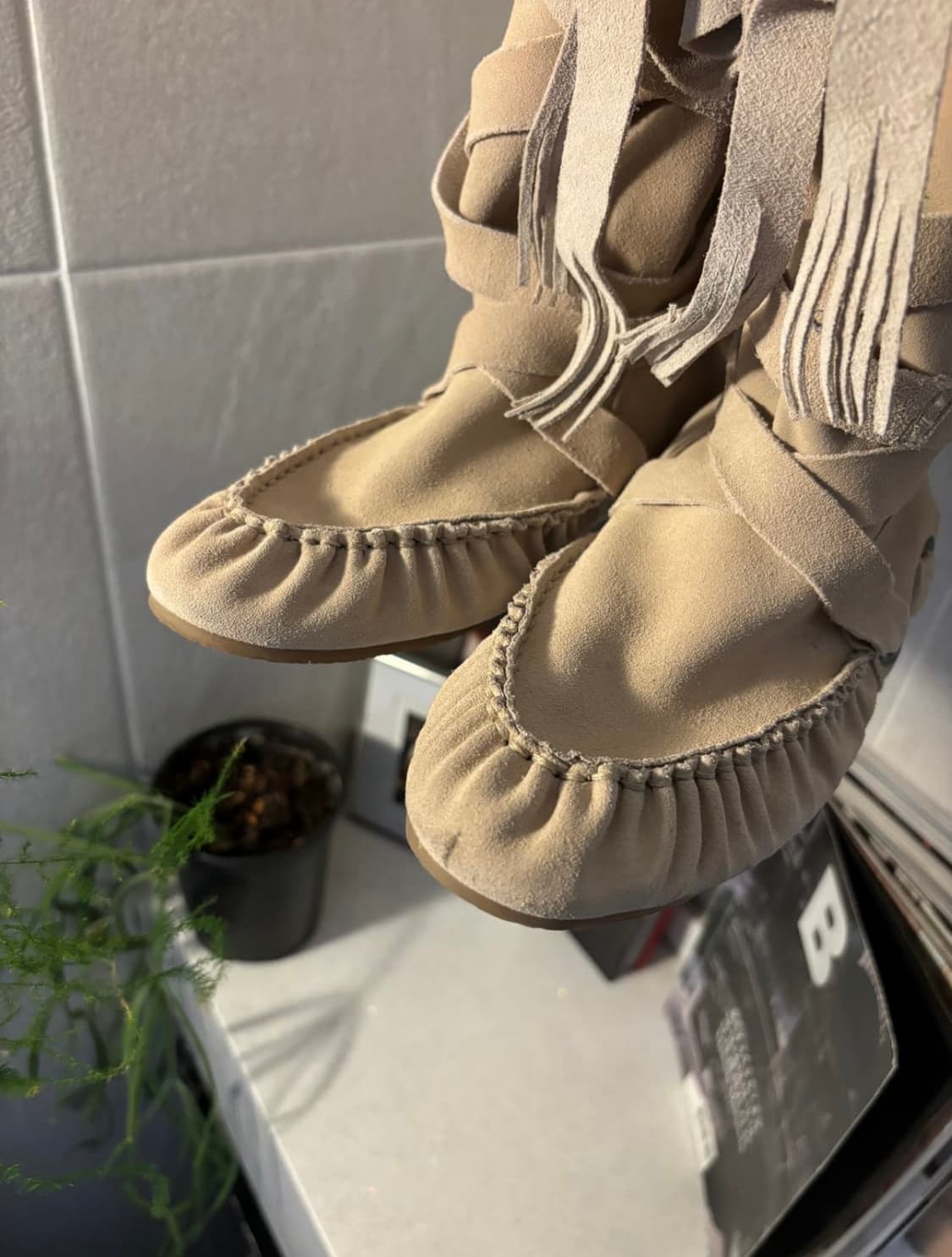 디젤 스웨이드 본디지 부츠 상품이미지4