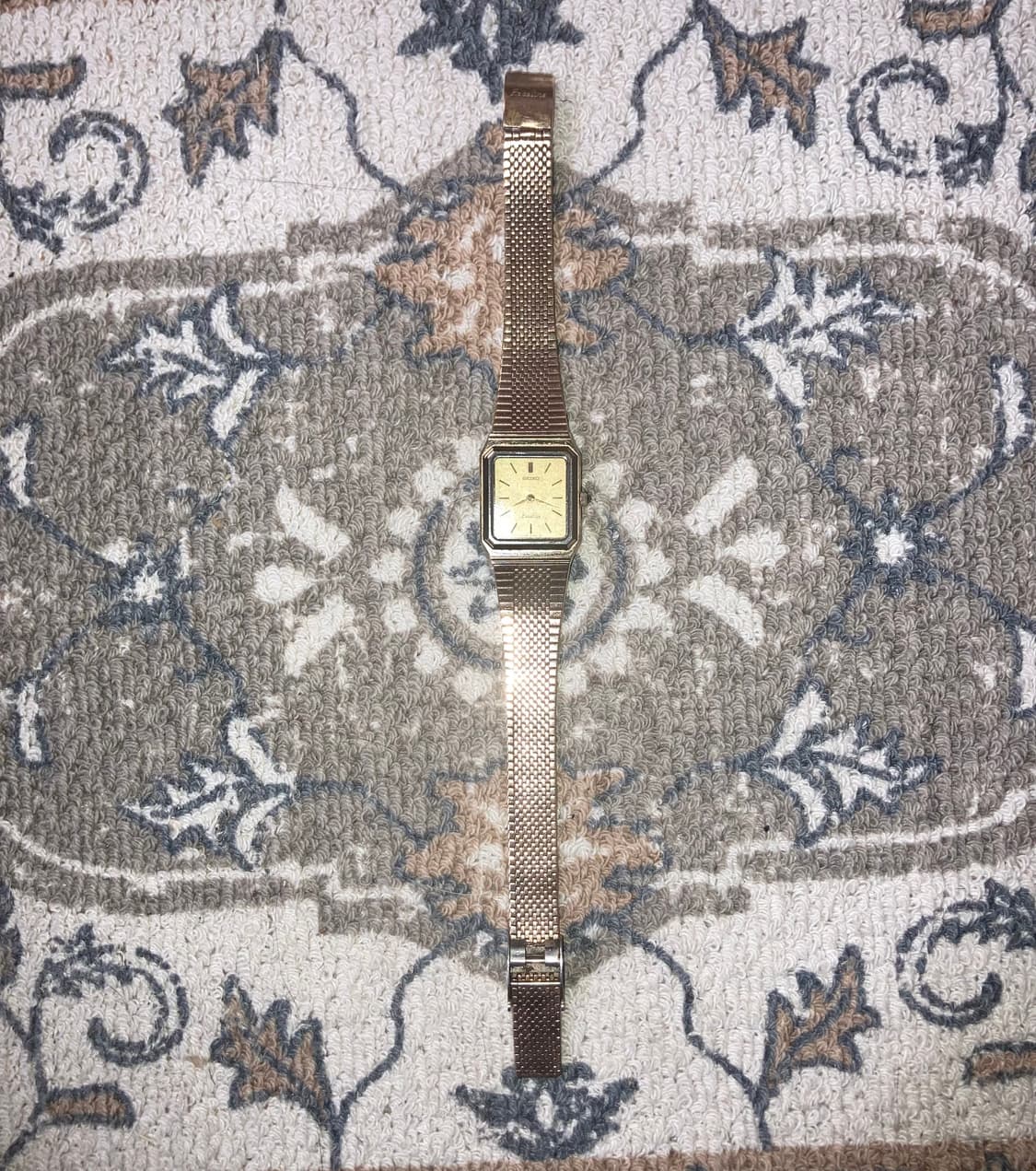 빈티지 세이코 골드 스퀘어 워치 상품이미지2
