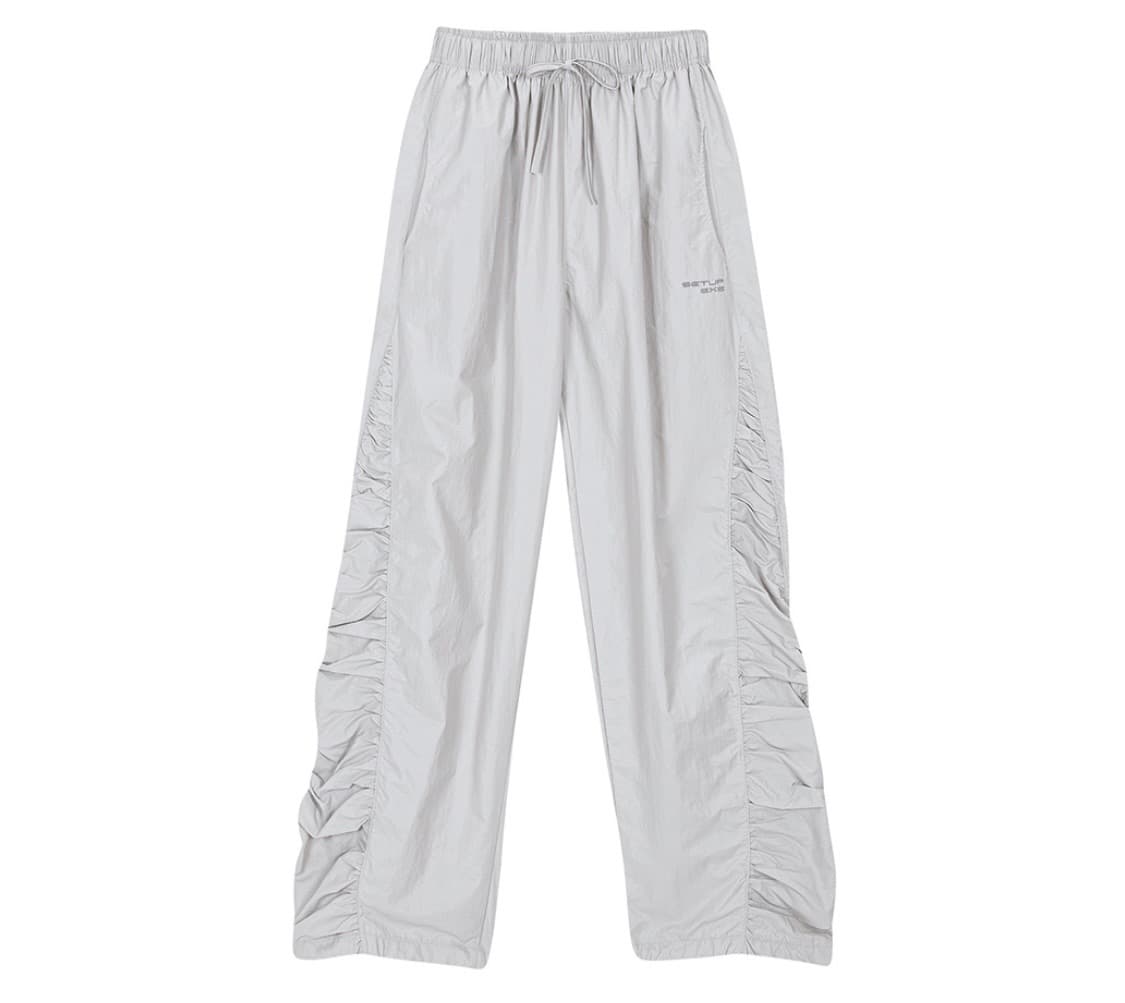 셋업이엑스이 사이드 셔링 패널 팬츠 라이트 그레이 상품이미지4