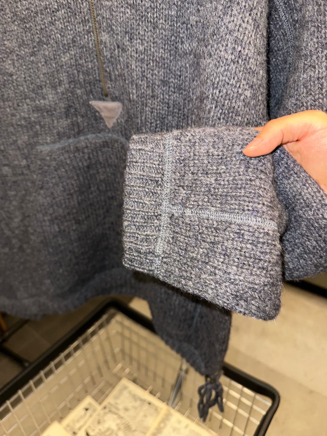 80’s LL Bean material knit half zip-up 상품이미지8