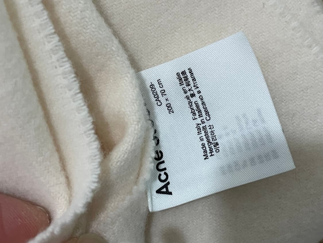 아크네스튜디오 머플러 연핑크 상품이미지3