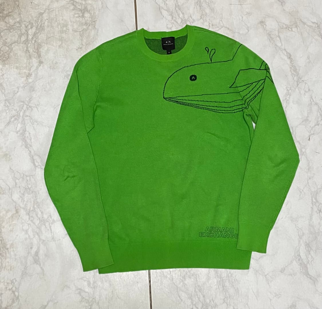 알마니익스체인지 고래 니트 95 사이즈 상품이미지1