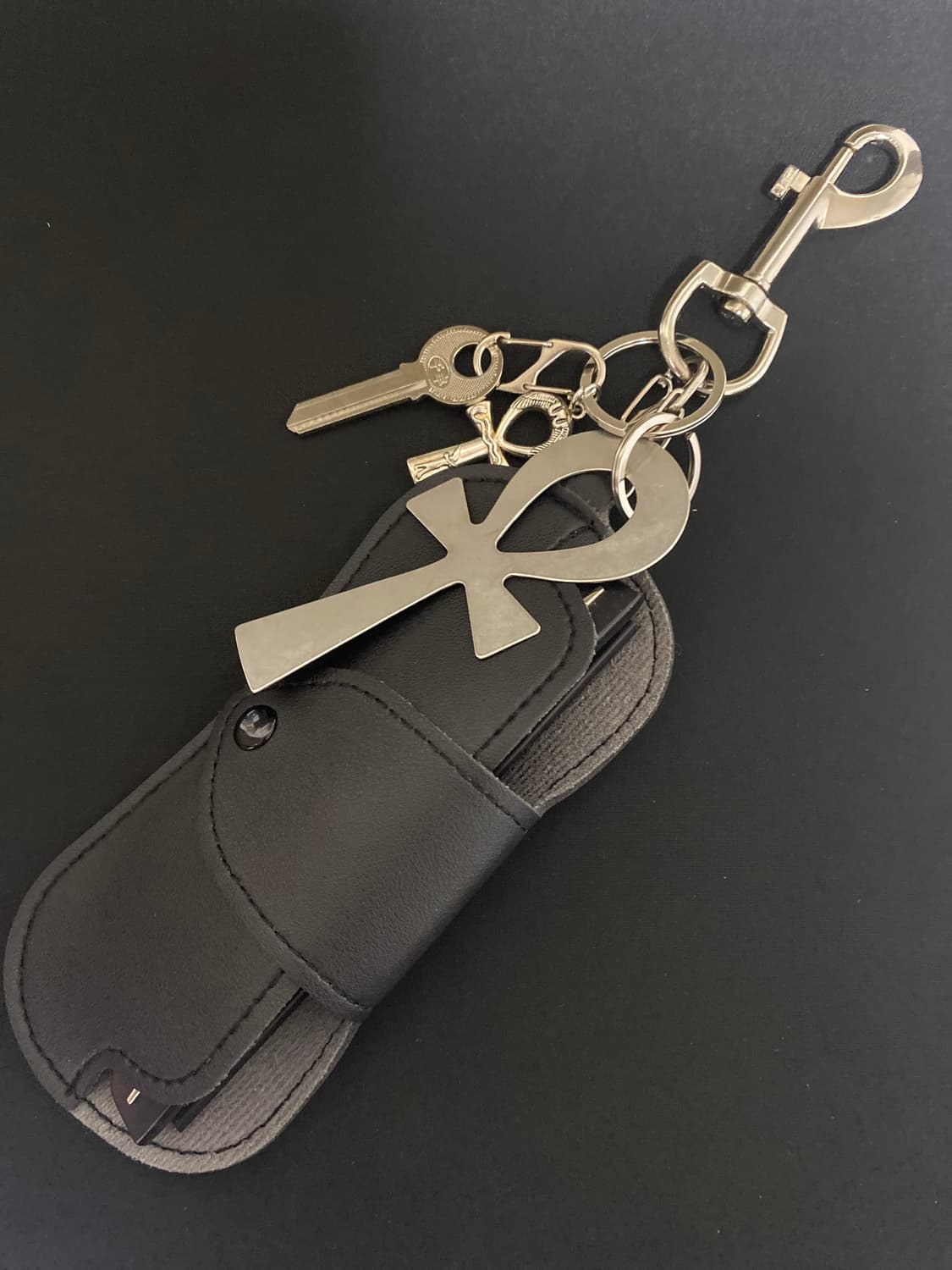 블랙 선글라스 케이스 키체인 상품이미지4