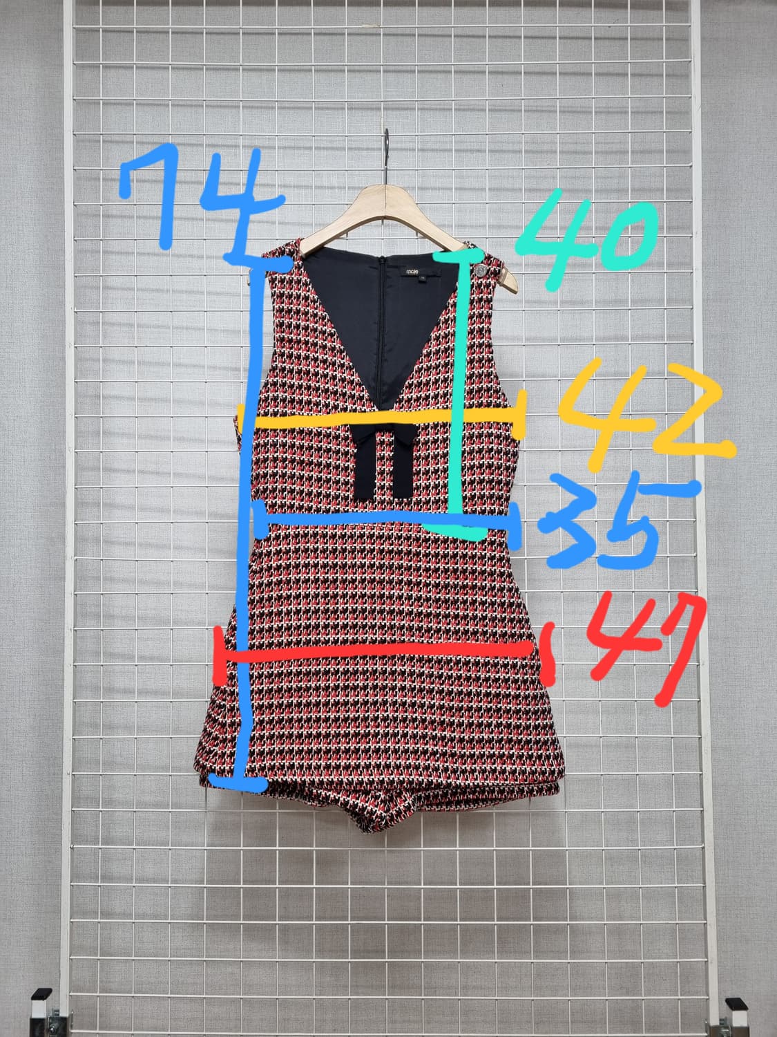 마쥬 트위드원피스 트위드점프수트 상품이미지2