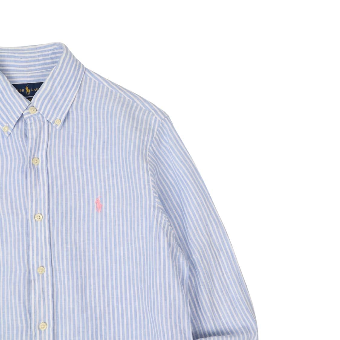 폴로 랄프로렌 린넨 스트라이프 클래식핏 셔츠 상품이미지3