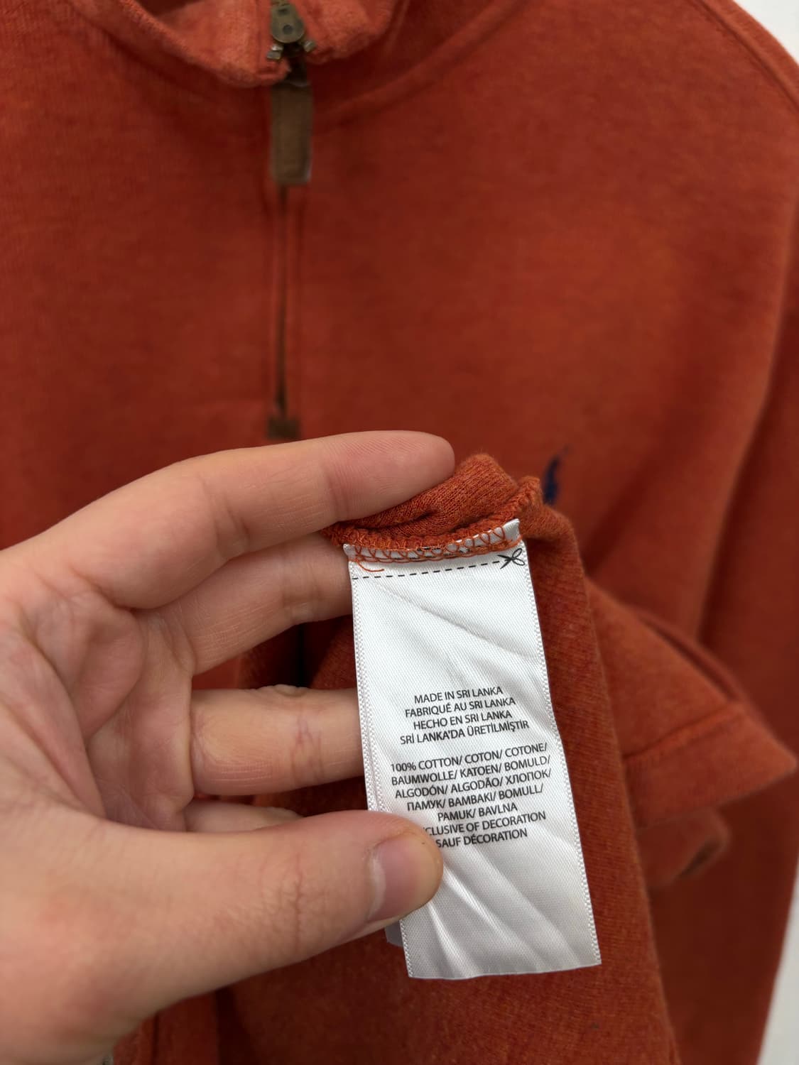 폴로랄프로렌 울 니트 반집업 상품이미지7