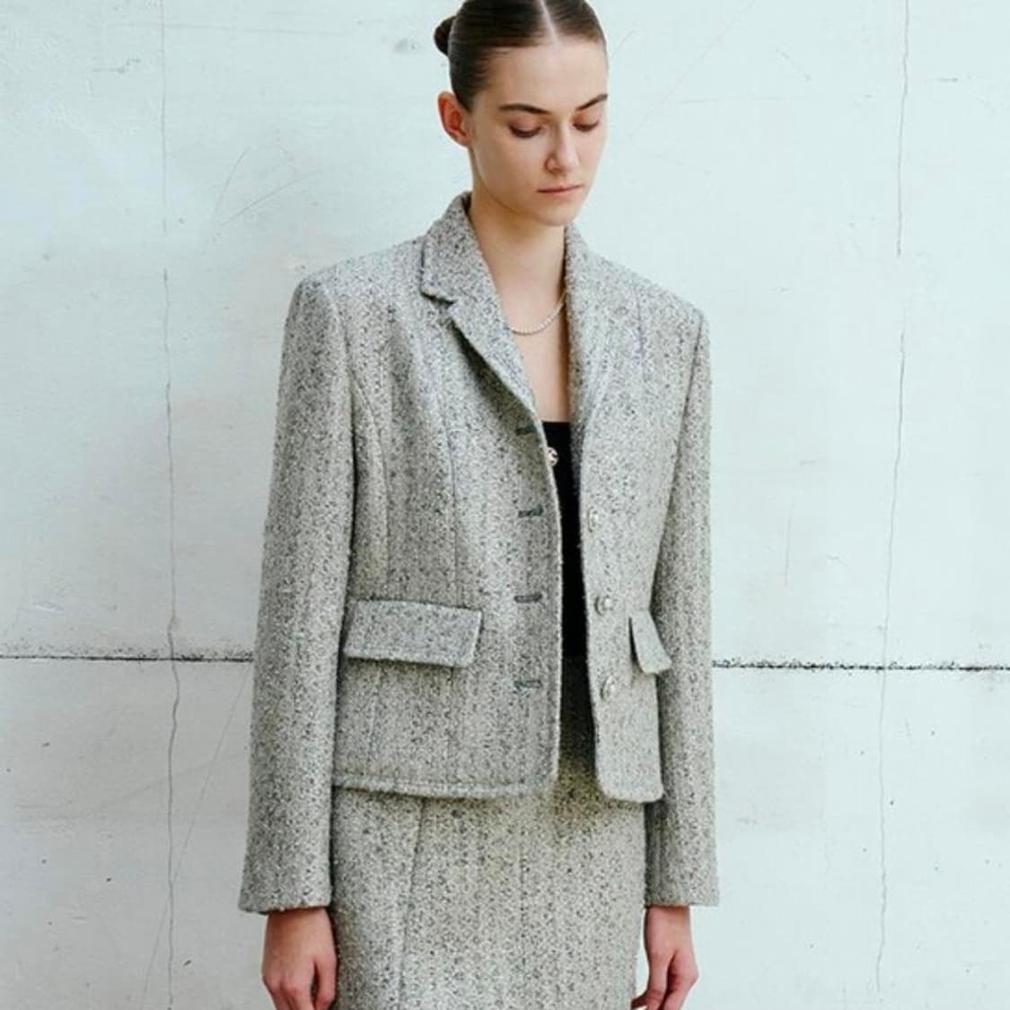 허앤쉬(her&she) 울 리치 트위드자켓 55-66 새상품 상품이미지2