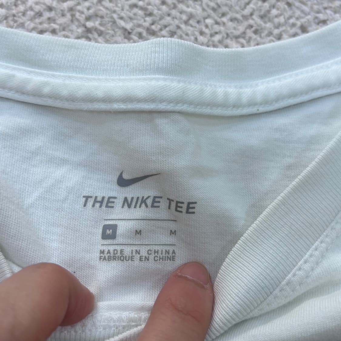 M 나이키 여성 크롭 반팔 (이염확인 ) 0420E 상품이미지3