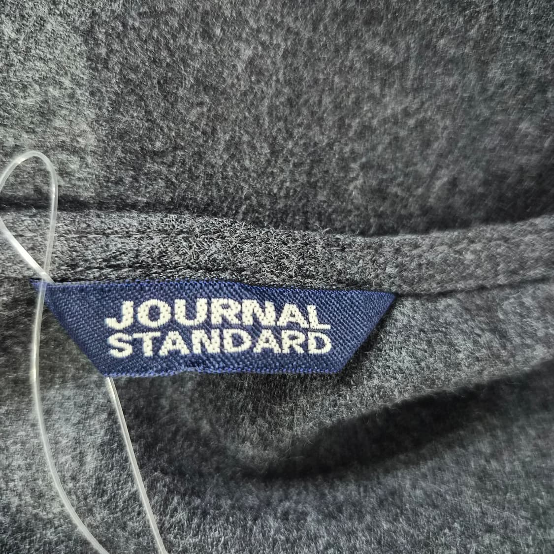 JOURNAL STANDARD 울 100 차콜그레이 펀칭 셔츠 가디건 상품이미지9