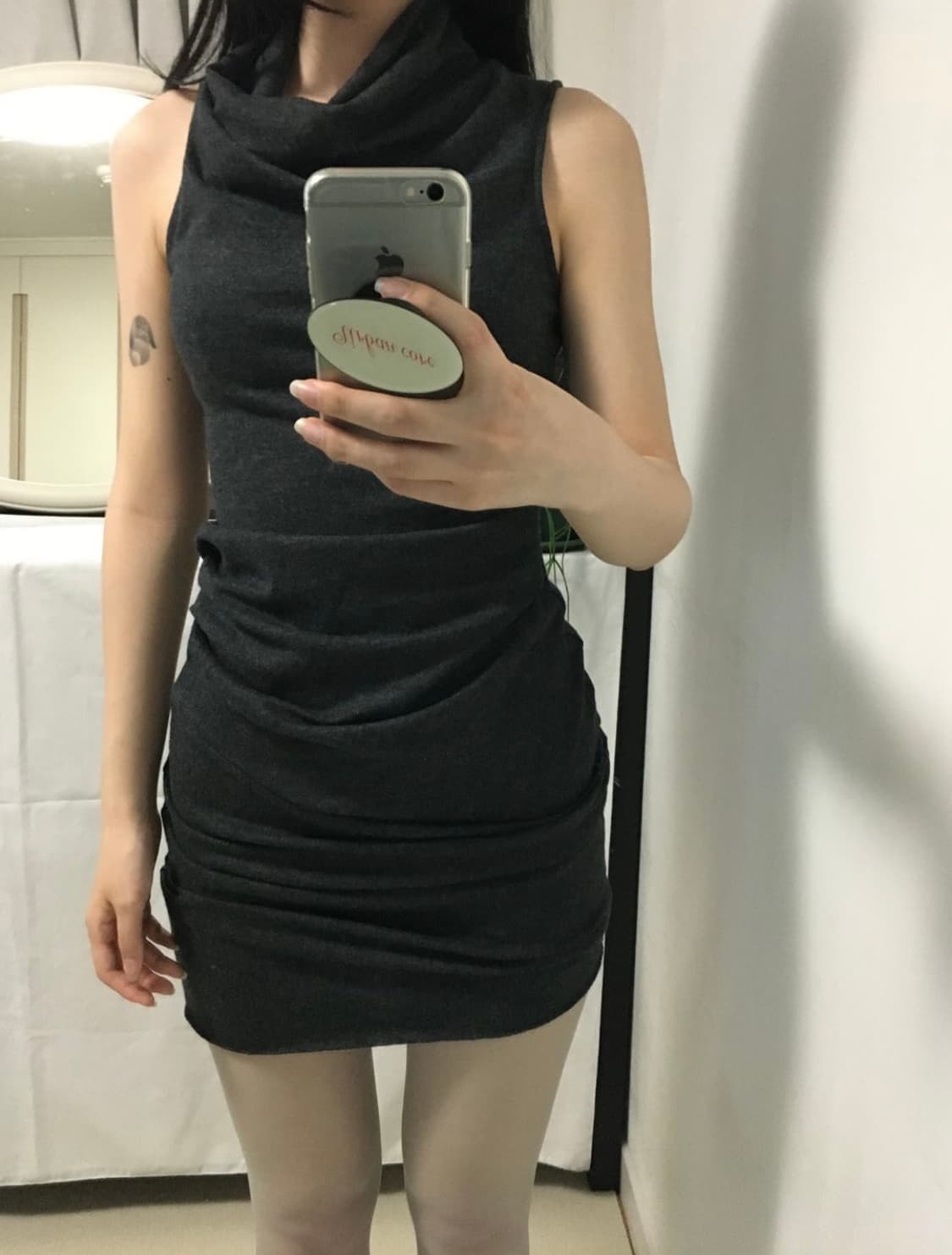Helmutlang wrinkle mini dress 상품이미지8
