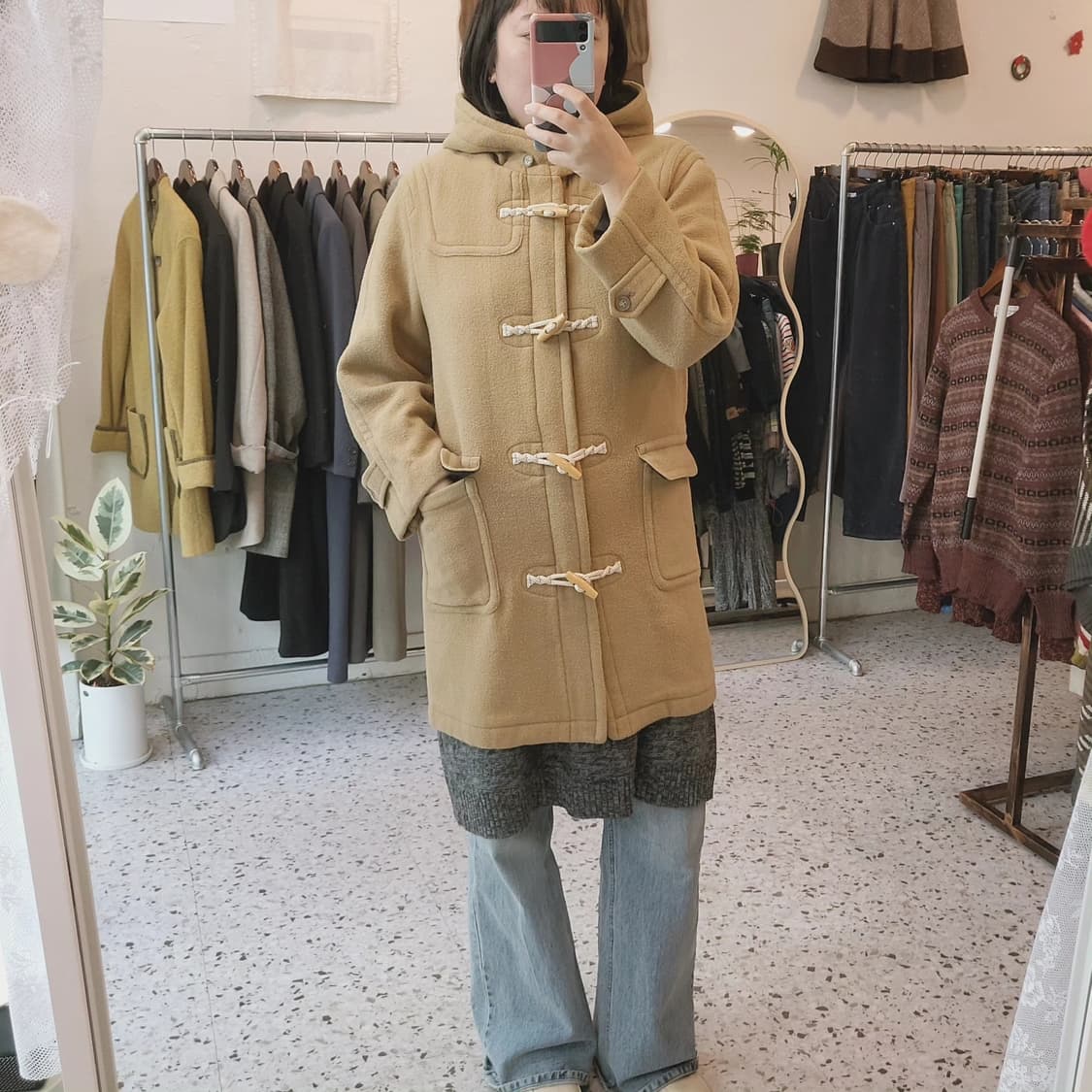 Westwin 떡볶이단추 더플코트 상품이미지7