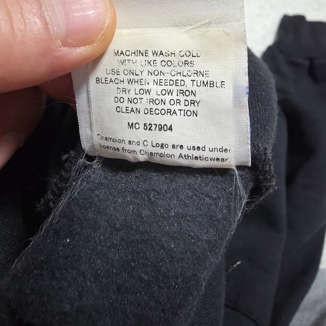 (S)챔피온 90s 밴더빌트 후드티 블랙 상품이미지7