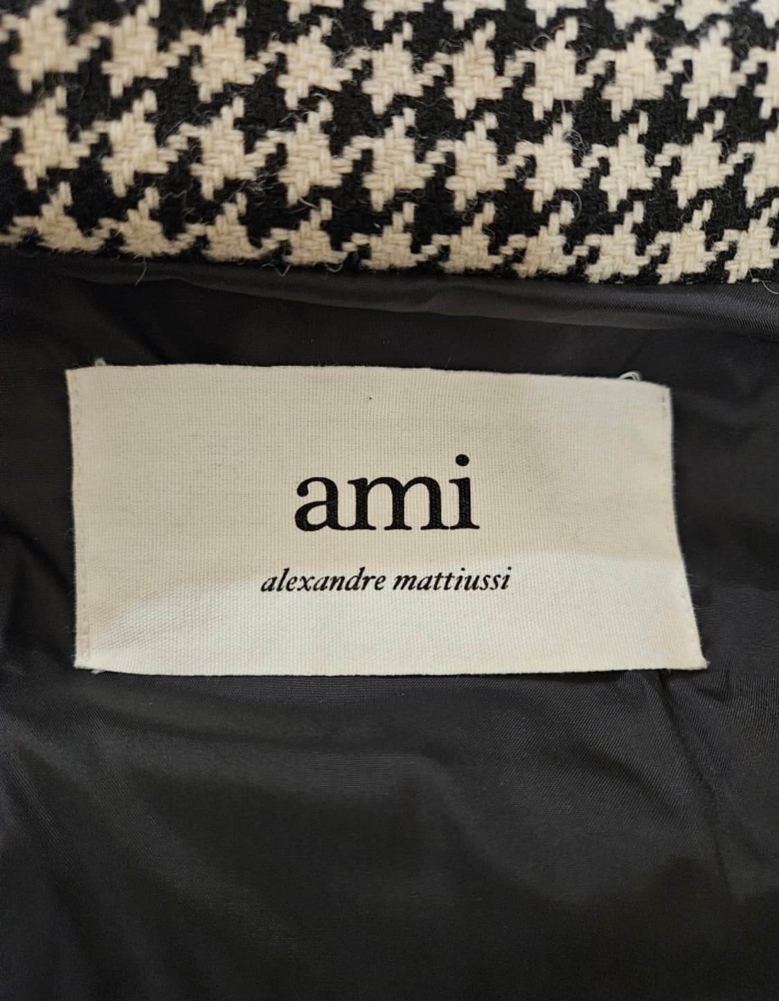 아미 하운즈투스 체크 패턴 패딩 상품이미지4