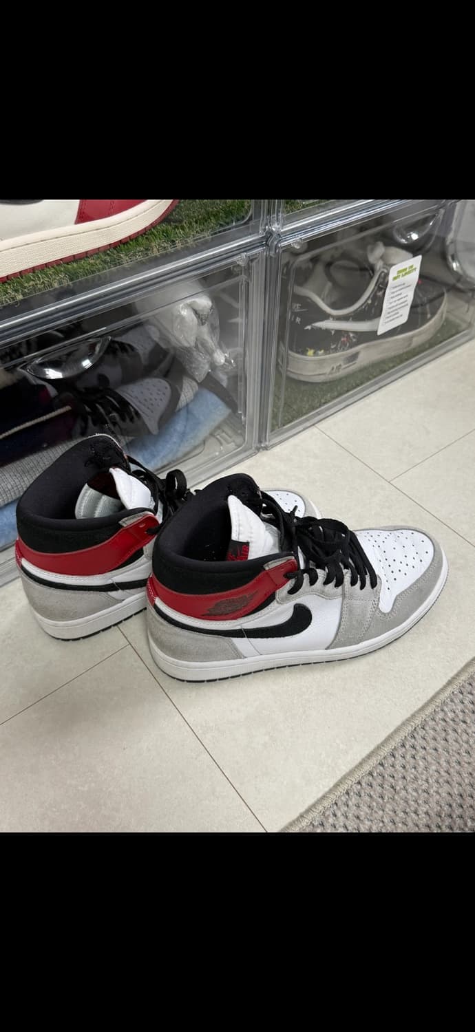 조던 1 레트로 하이 OG 라이트 스모크 그레이 260 상품이미지3