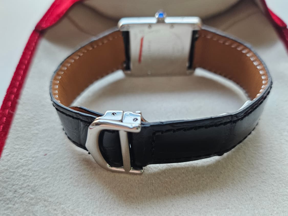 까르띠에 탱크머스트 빈티지 쿼츠 XL 화이트로만다이얼 상품이미지6