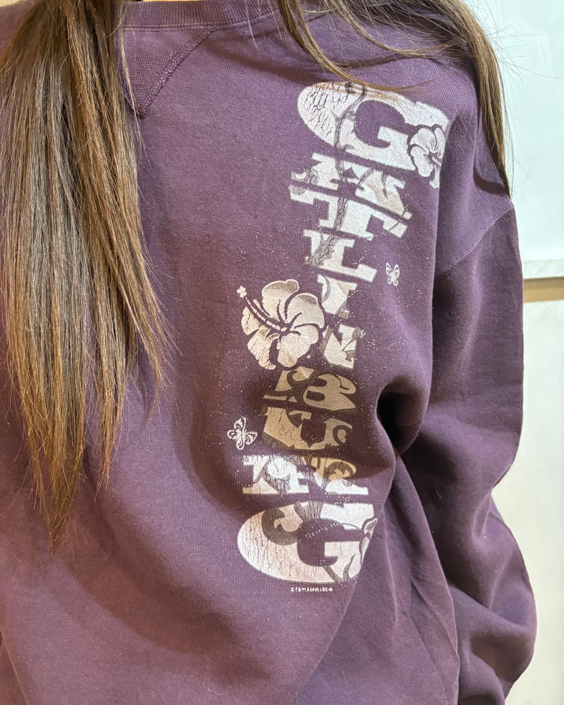 90s RUSSELL y2k grunge purple sweats 상품이미지3