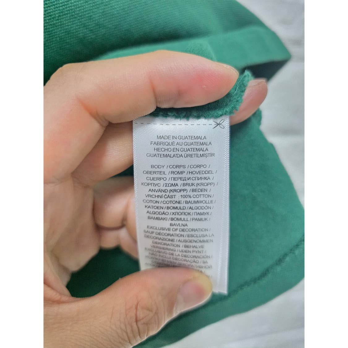 폴로 랄프로렌 카라티 그린 반팔 S 상품이미지3