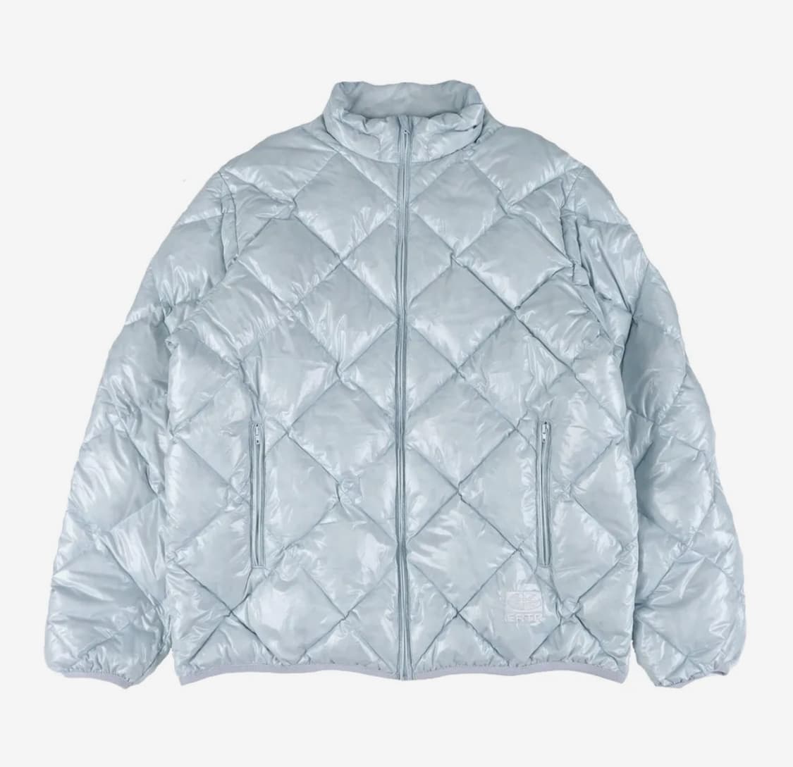 Rhombus Light Down Jacket Skyblue 상품이미지1