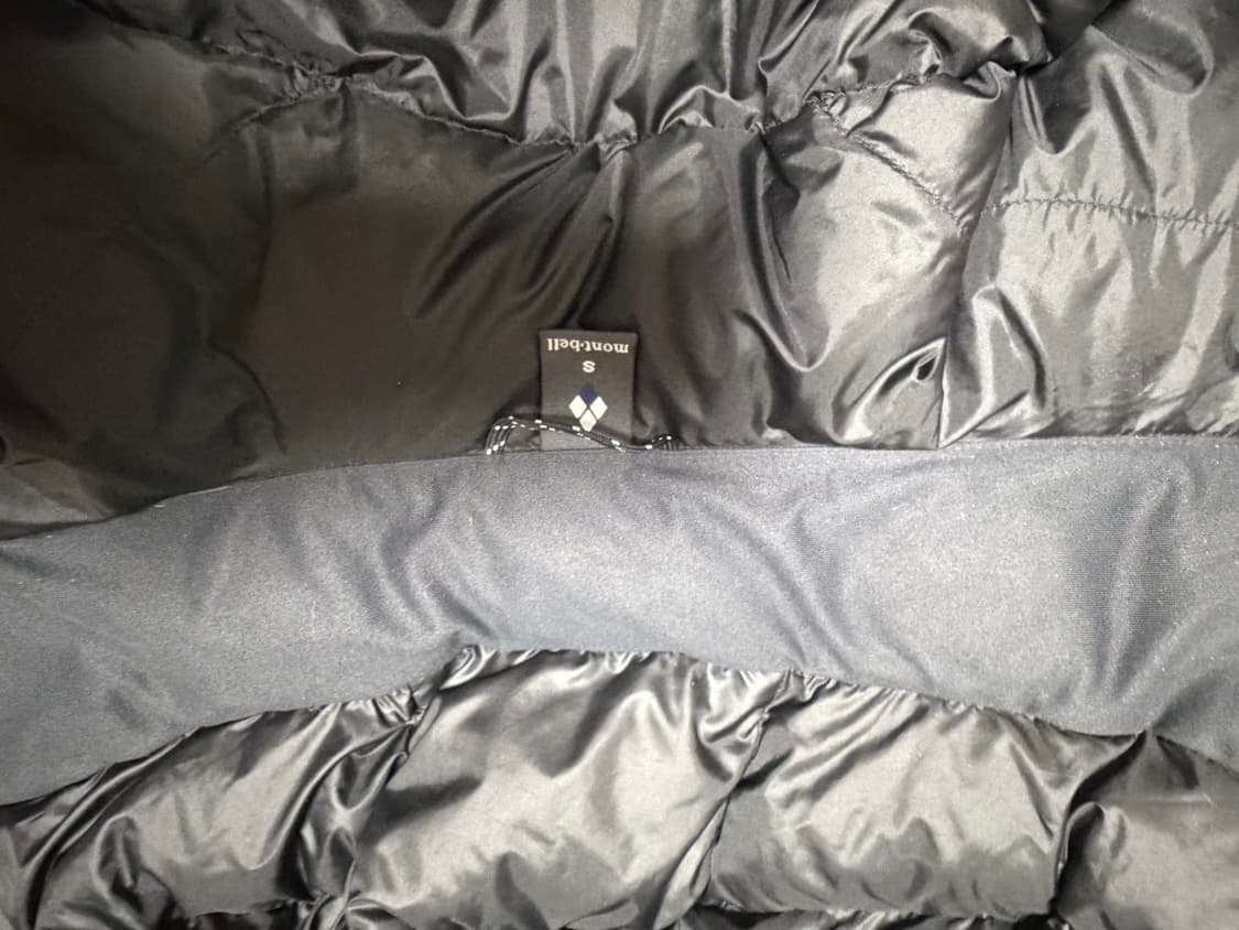 몽벨 라이트 알파인 다운 파카 블랙 새상품급 S사이즈 상품이미지8