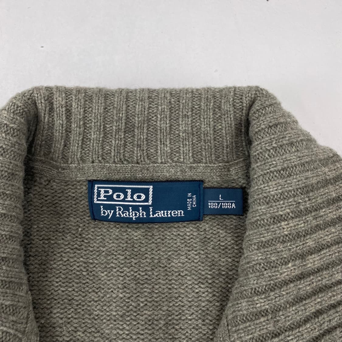 폴로 빅 포니 그레이 니트 집업 (100) 상품이미지7