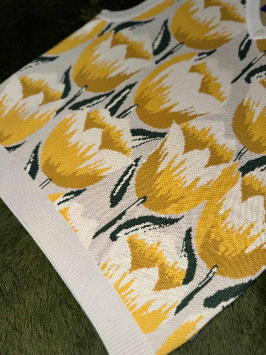 [L] Awake NY 어웨이크 뉴욕 21ss 튤립 니트 베스트 베이지 상품이미지4