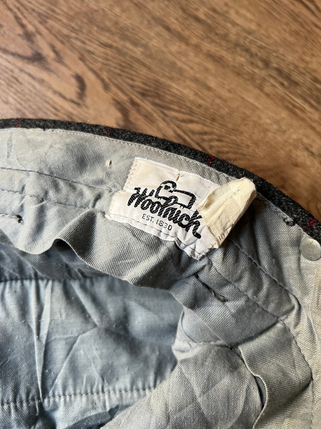 [32]70's 울리치 USA 체크 울 트라우저 팬츠 상품이미지6