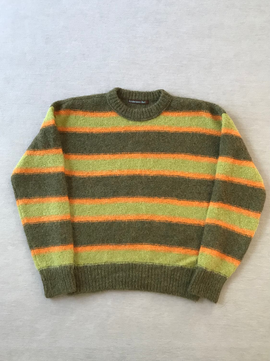 앤더슨벨 알파카 스트라이프 니트 상품이미지1