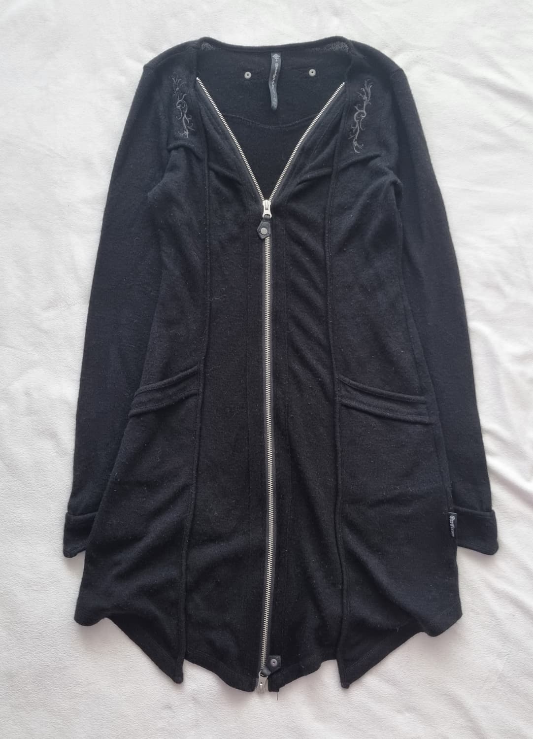 빈티지 ozz croce 오리엔탈 펑크 블랙 가디건 상품이미지1