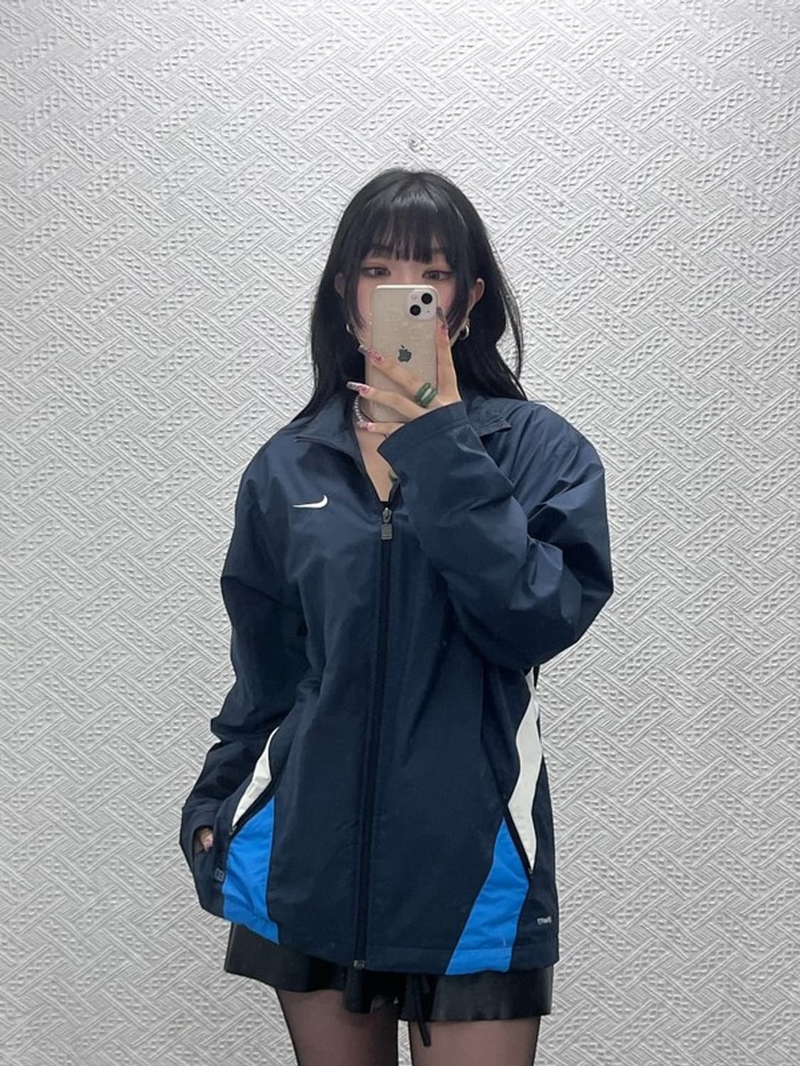 나이키 빈티지 올드스쿨 레트로 00's 바람막이 자켓 L C11559 상품이미지1