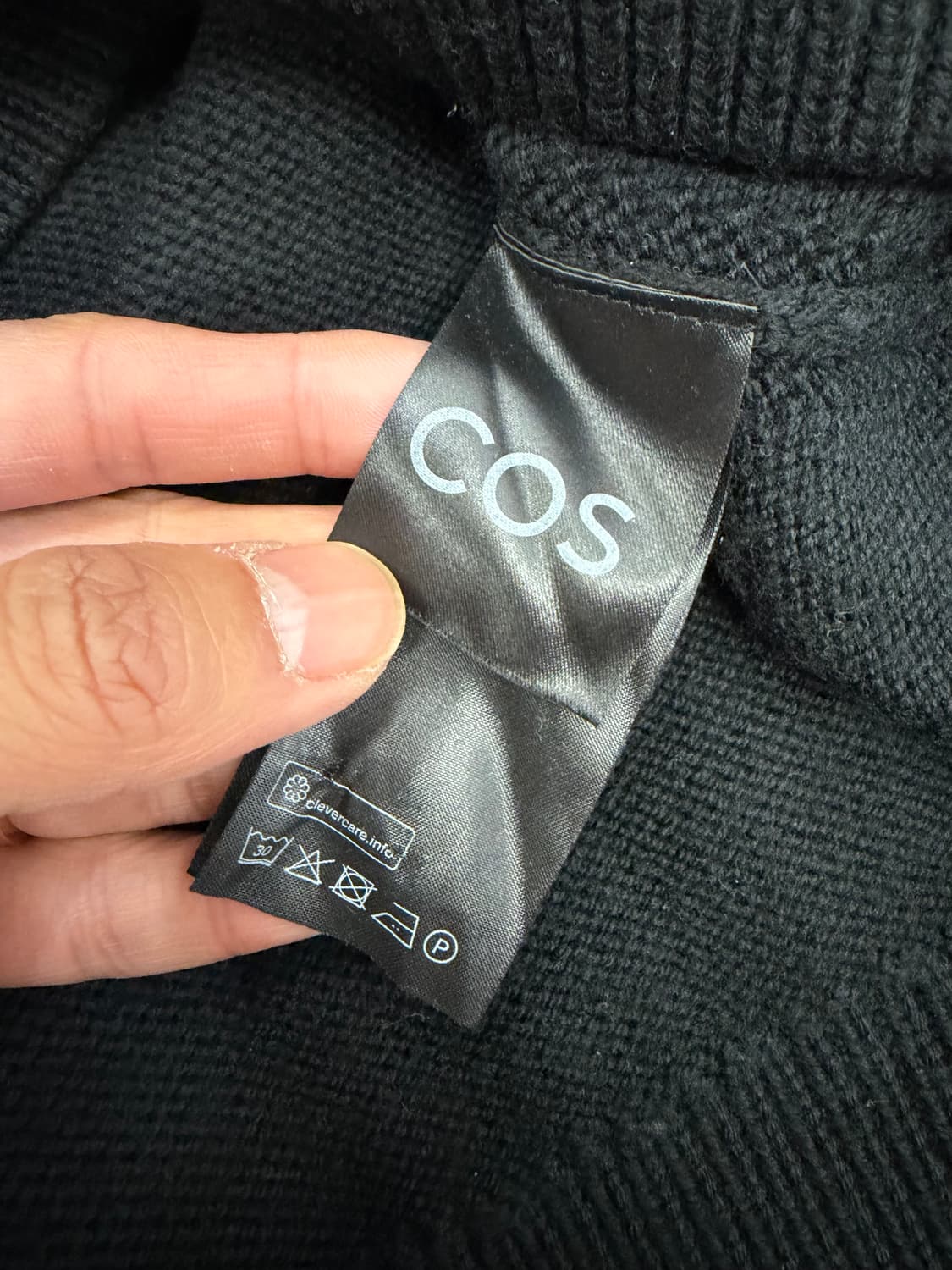 정품) COS 코스 여성 크롭 오버핏 니트 스웨터 XS 상품이미지6