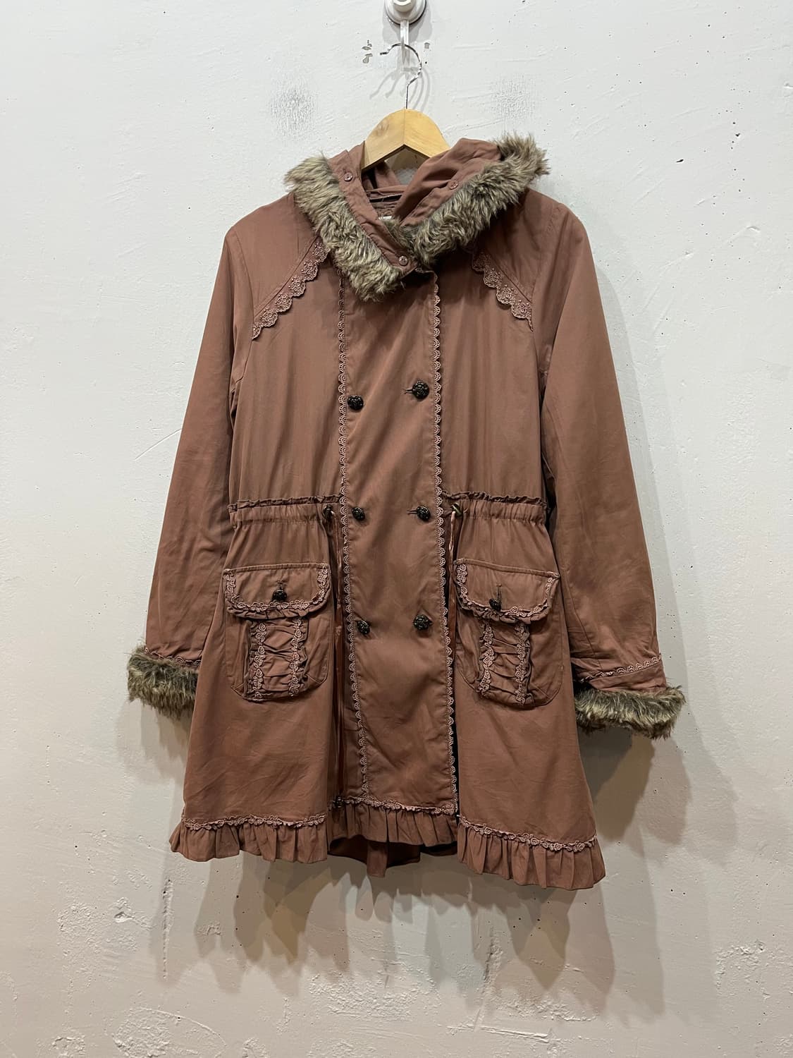 액시즈팜 퍼 야상 자켓 상품이미지1