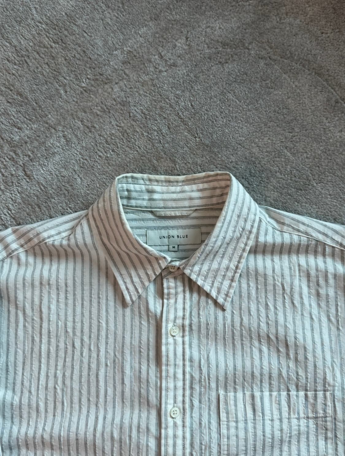 [유니온블루] 캔싱턴 스트라이프 셔츠 M 상품이미지3