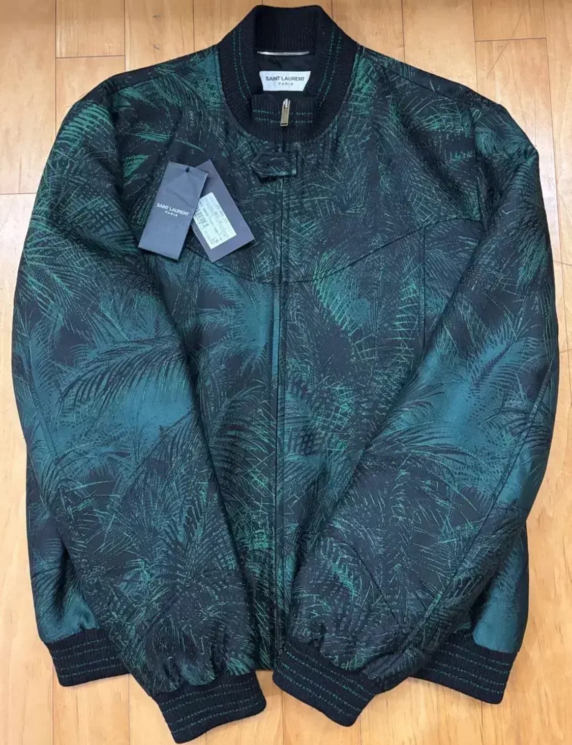 (새상품)생로랑 팜트리 테디자켓 48사이즈 상품이미지2