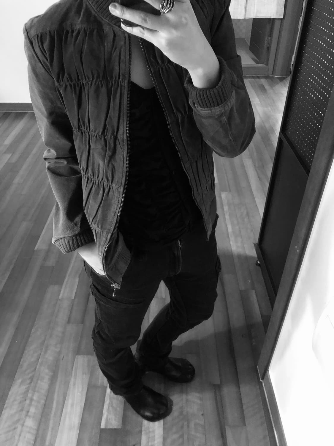 scylla pigskin leather zip jk 상품이미지8