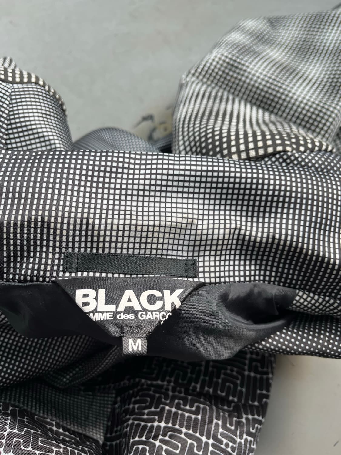 Comme des garcons black check coat 상품이미지5
