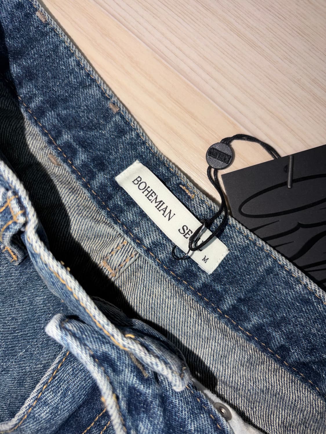 보헤미안서울 데님 워싱 쇼츠 22ver-M 상품이미지3