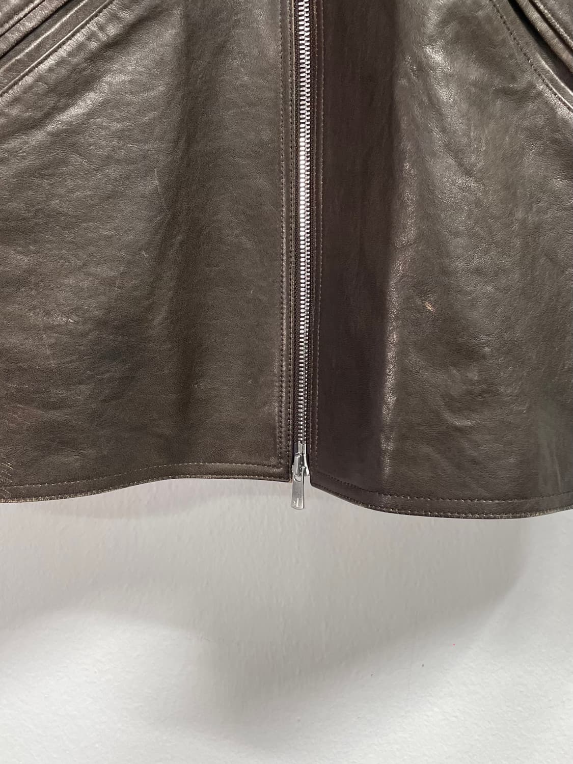 포터리 우먼스 램스킨 레더 오바사이즈드 자켓 (on.369) 상품이미지4