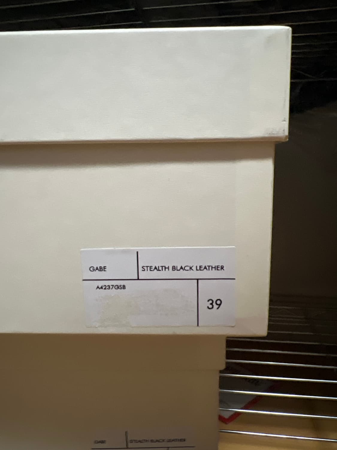 [새상품] 아워레가시 가베 스니커즈 블랙 상품이미지3