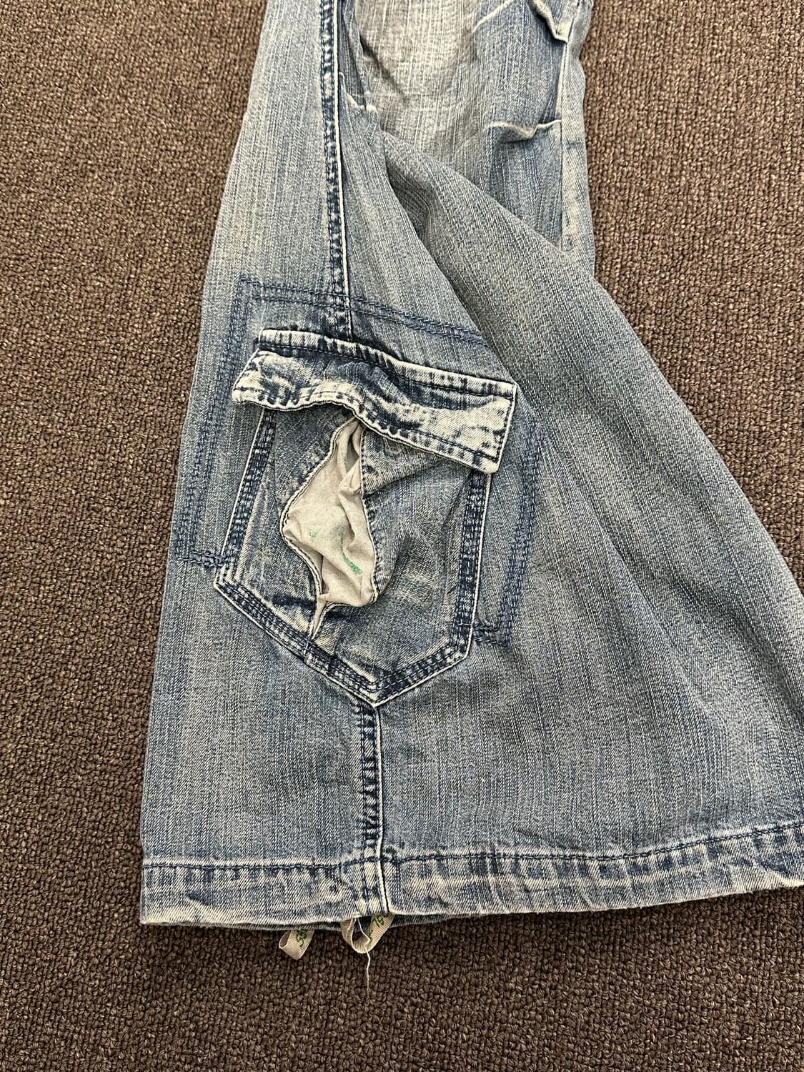 28)55DSL 빈티지 여성 플레어진 상품이미지4