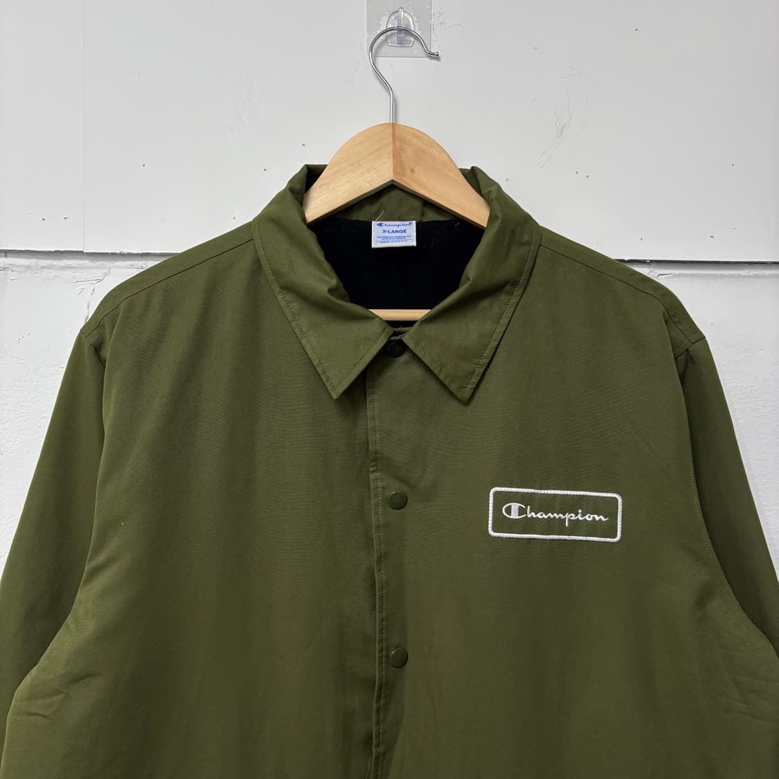 챔피온 올리브카키 코치 점퍼 상품이미지2